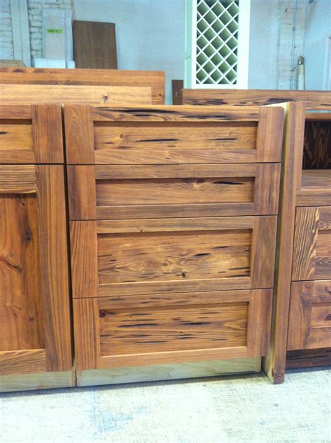 pecky cypress cabinets